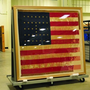Early American flag with 37 stars Early American flag with 37 stars