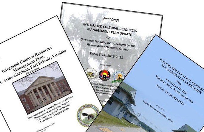 Integrated Cultural Resources Management Plans (ICRMP) Booklets Integrated Cultural Resources Management Plans (ICRMP)