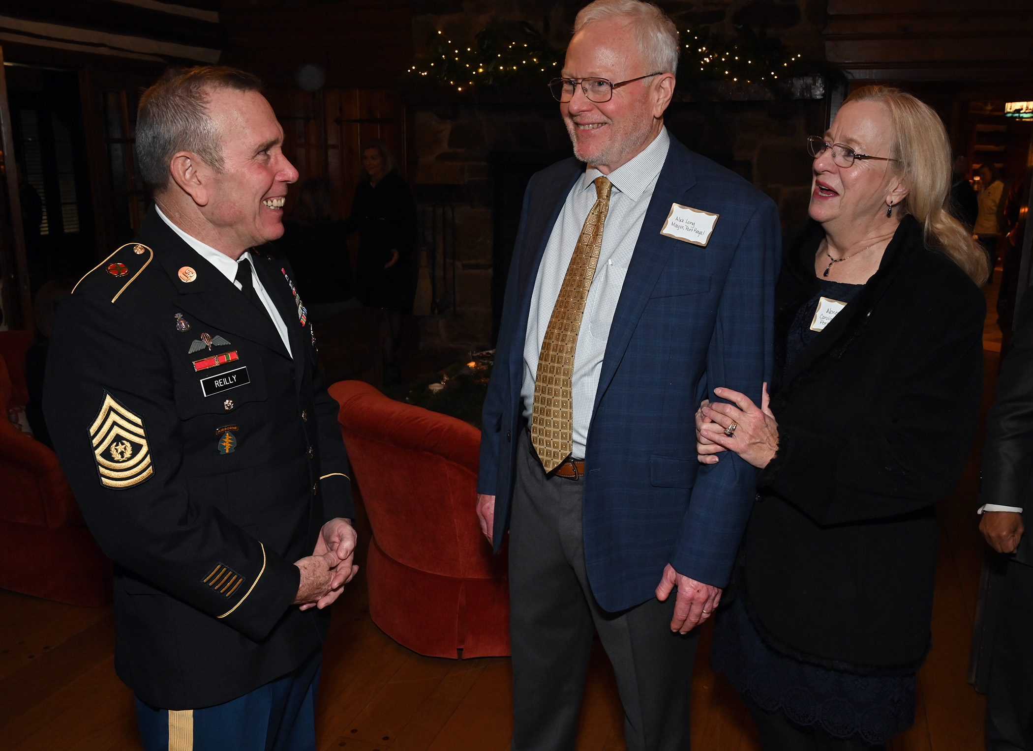 CSM welcomes guests to the lodge. 