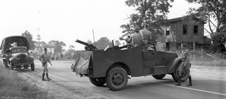During World War II Soldiers trained for combat on Fort Walker