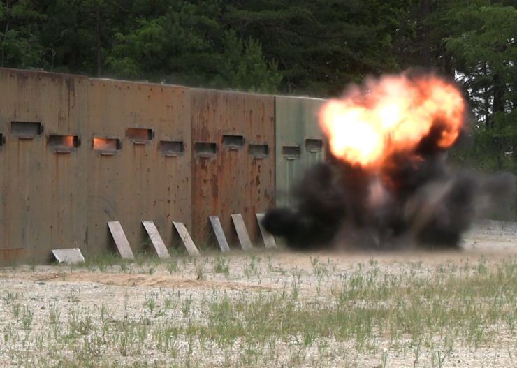 Anti-Personnel land mine demonstration