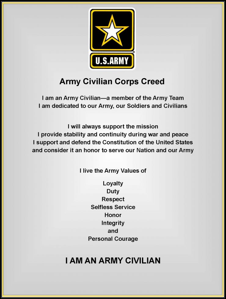 Serve your nation as a member of the U.S. Army Civilian Corps