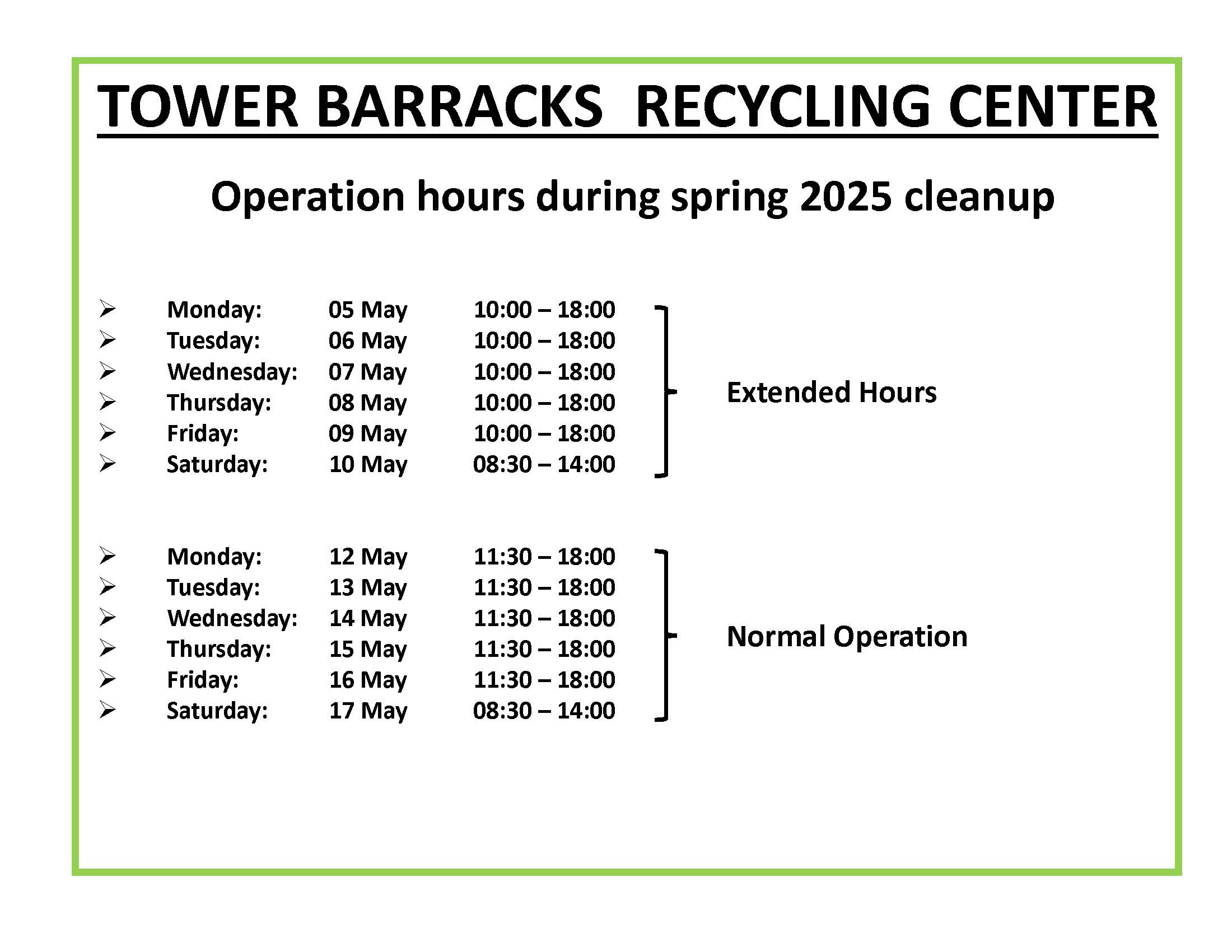 Annex D - Spring Cleanup 25 TB Recycle Yard Hours.jpg