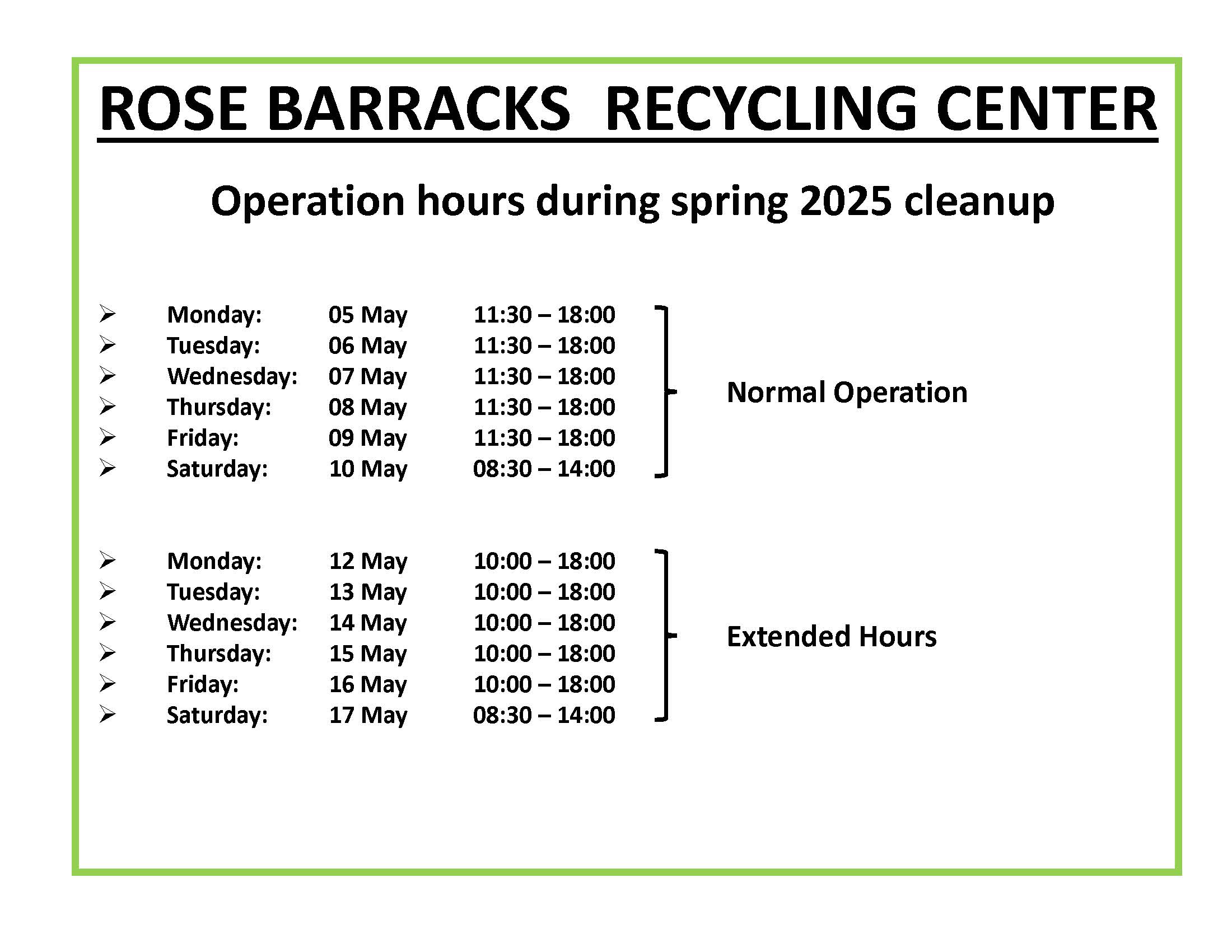 Annex C - Spring Cleanup 25 RB Recycle Yard Hours.jpg