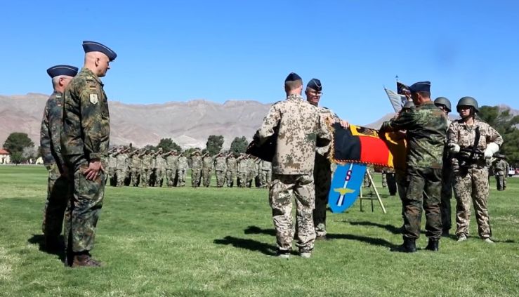 German Air Force Color Casing Ceremony