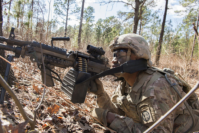 Maintaining Fort Bragg's environment is essential for training. (Photo by Lewis Perkins/Paraglide)