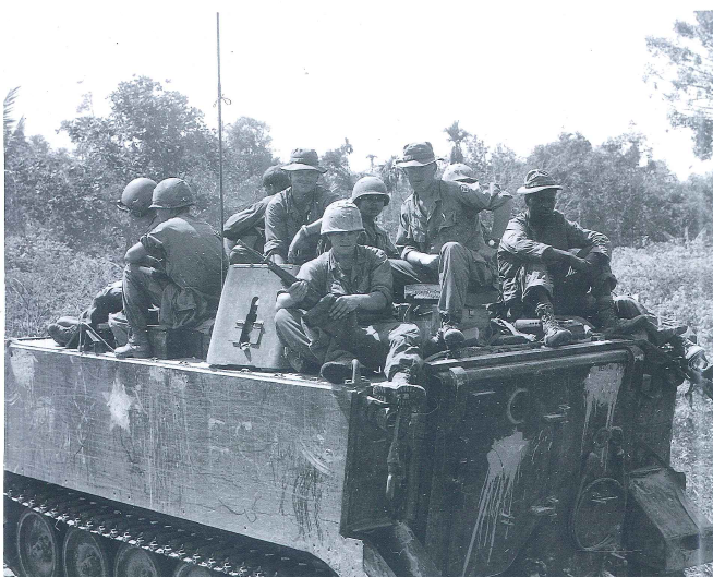 Engineer Soldiers on a M113  