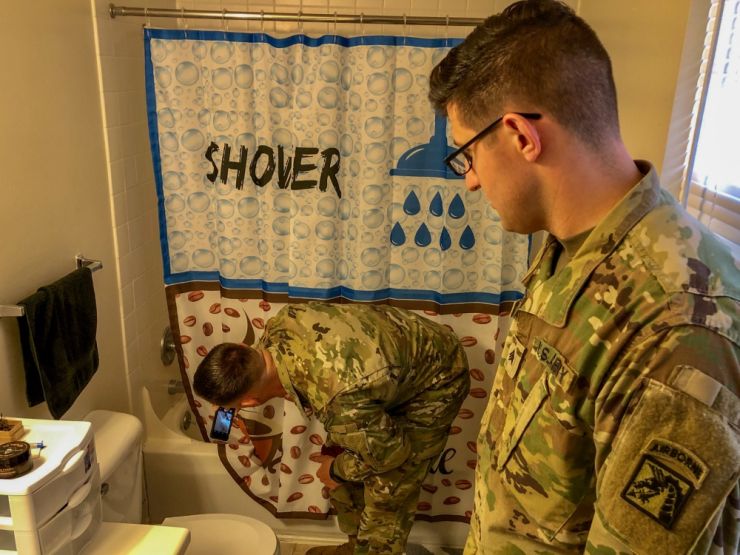 Leadership conduct walkthroughs to ensure safe living conditions