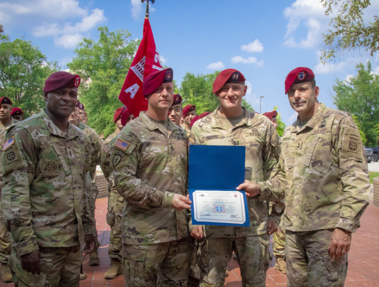 A Company 127th Engineer Battalion, FY21 Q3 Top Performer