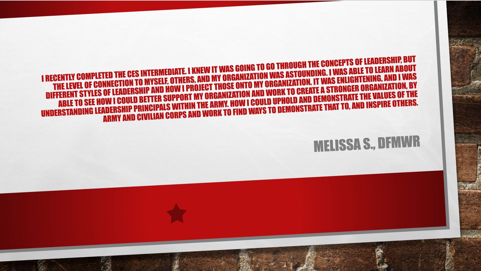CES Testimonials