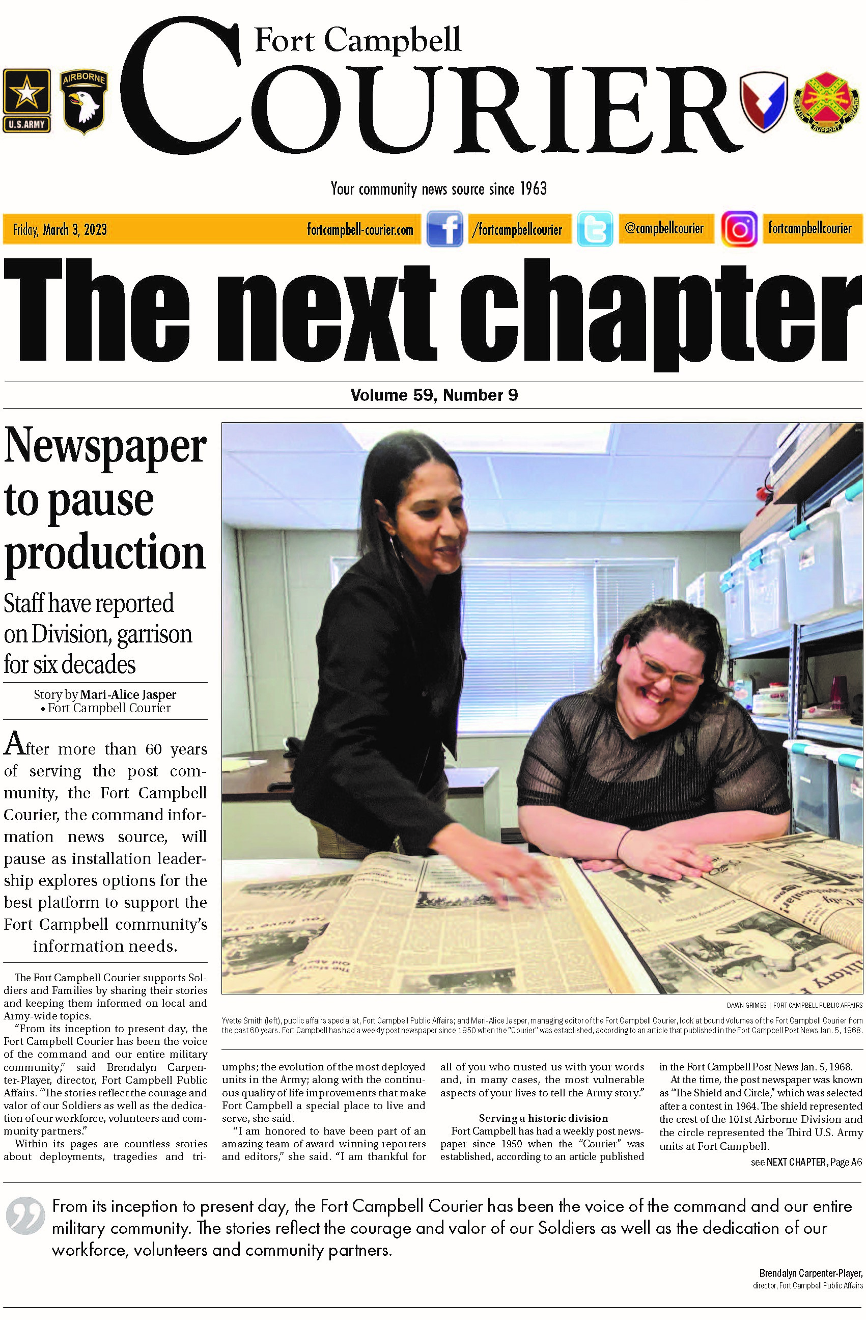 Courier - Next Chapter