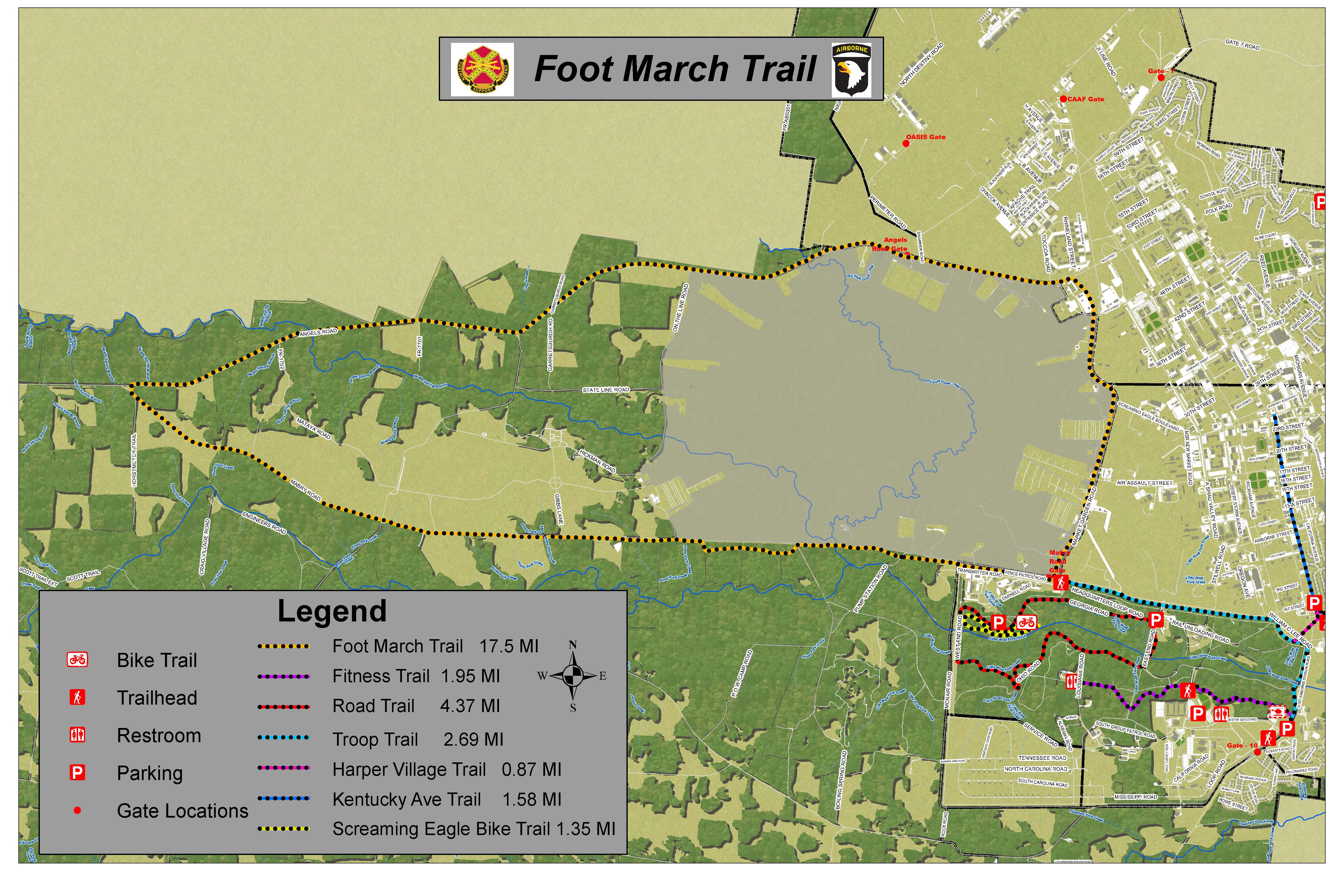 Foot March Trail