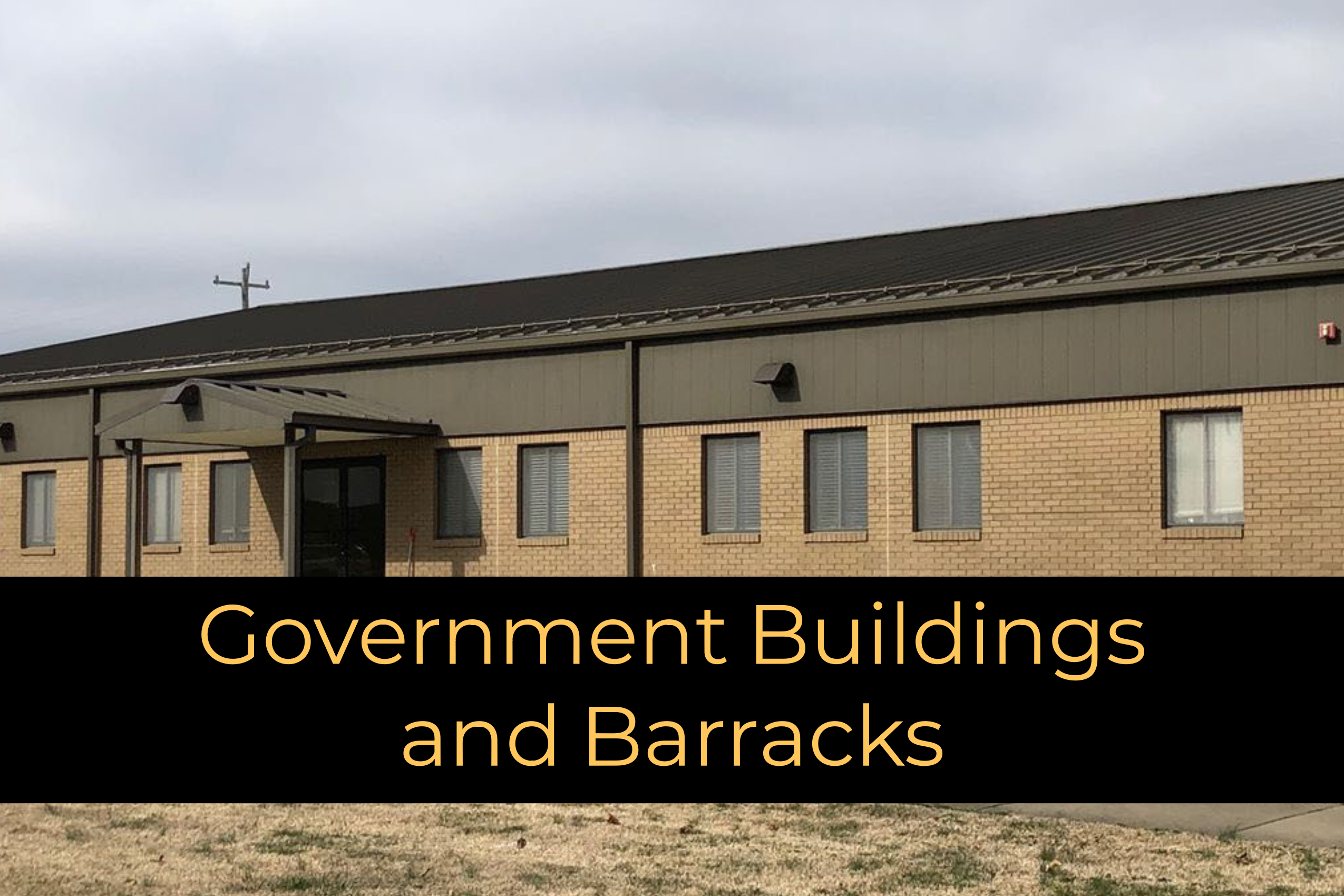 Government Buildings and Barracks Maintenance Requests Government Buildings and Barracks Maintenance Requests