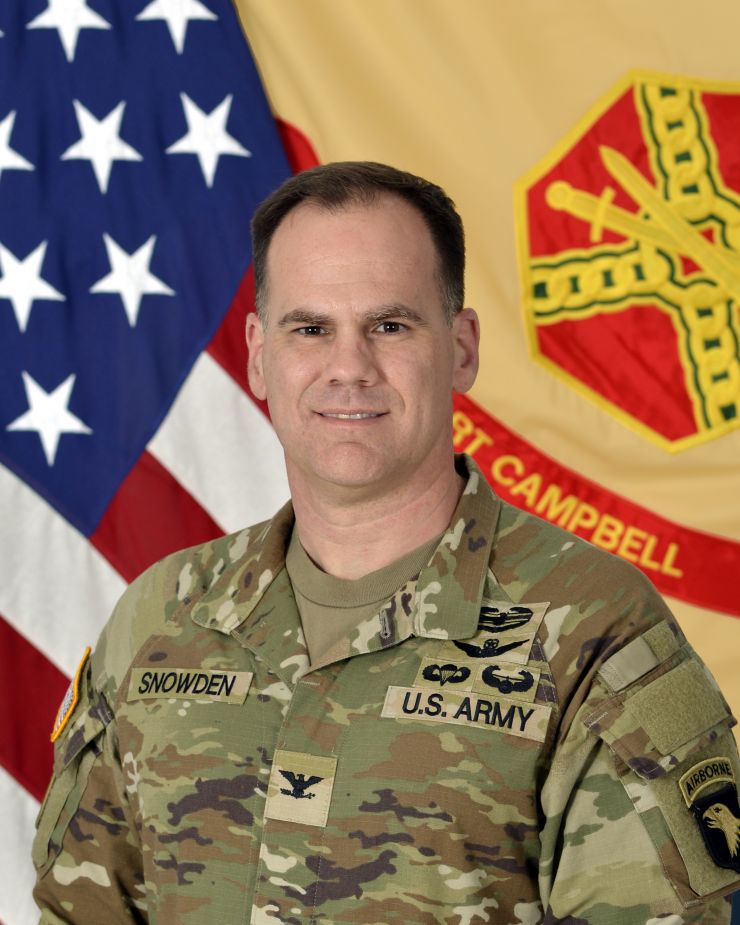 COL James M. Snowden