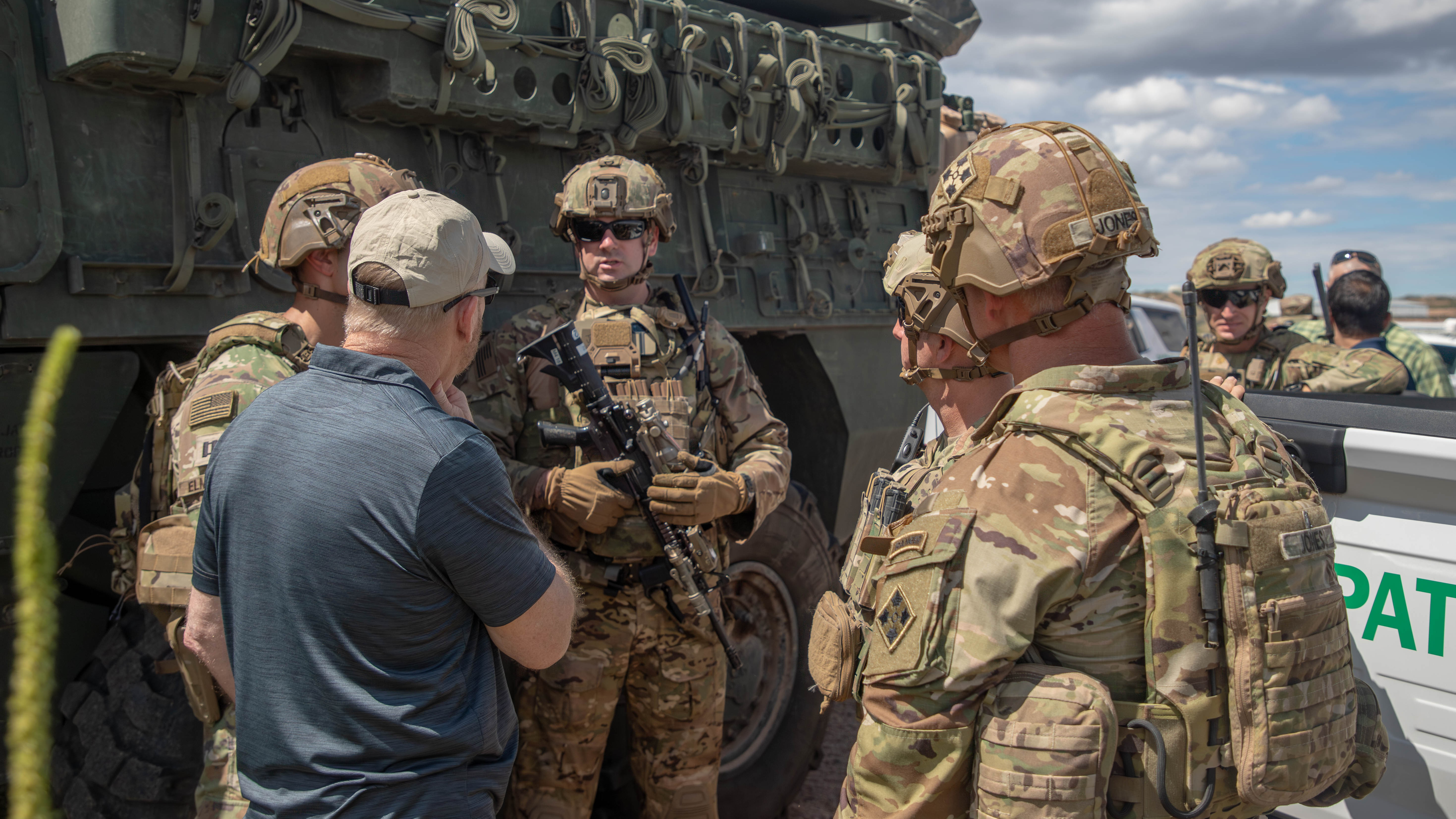 2SBCT Soldiers discuss southern border operations with U.S. Ambassador to Mexico