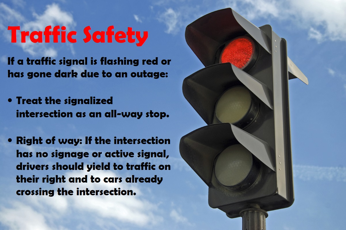 Traffic light safety during power outage