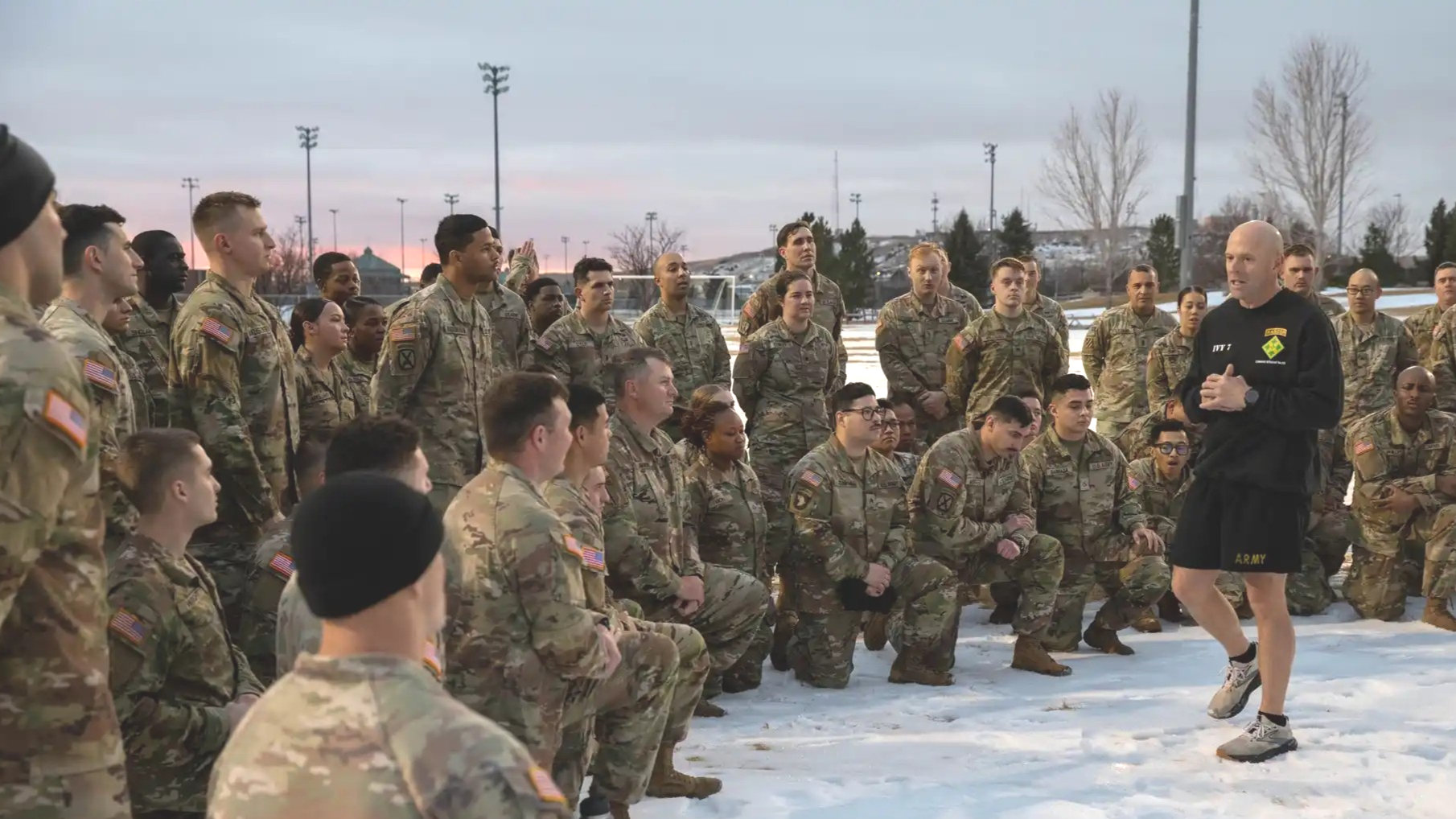 4ID & Fort Carson CSM welcomes Soldiers to Mountain Post