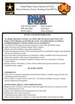 Range & Training Specialist
