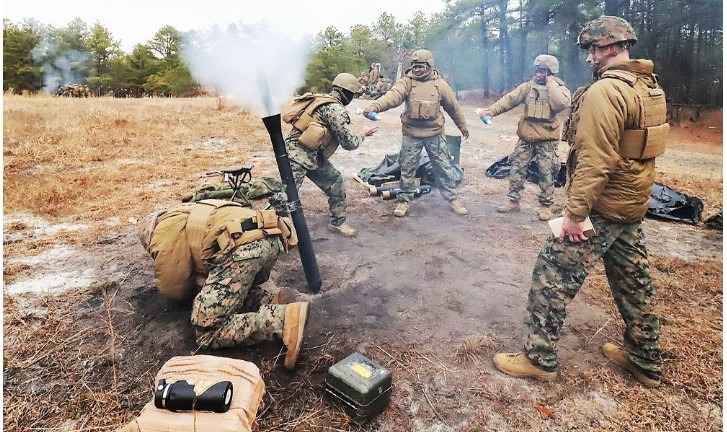 JB MDL- 2 BN 25 Marines, Weapons Company Mortars, 6 December 2025