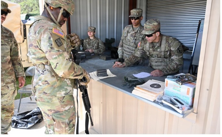 990th Engineer Company Draws Ammunition for Training at JB MDL, 1 May 2026