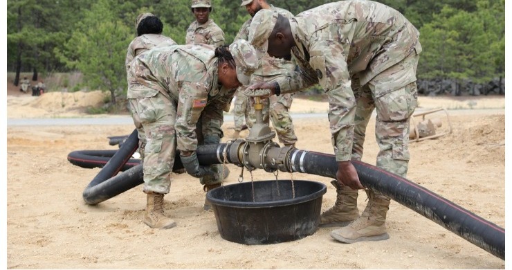 233rd QM CO establish fuel point at QLLEX, 01 JUNE 2025