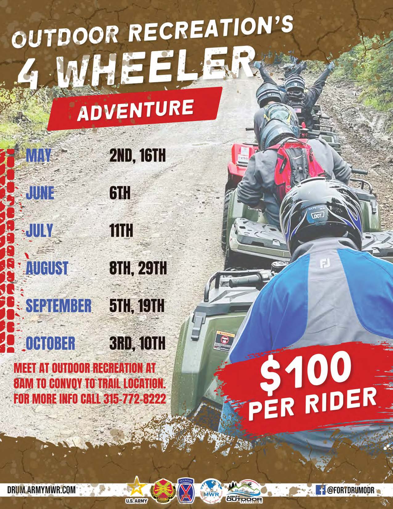 FMWR Upcoming Events
