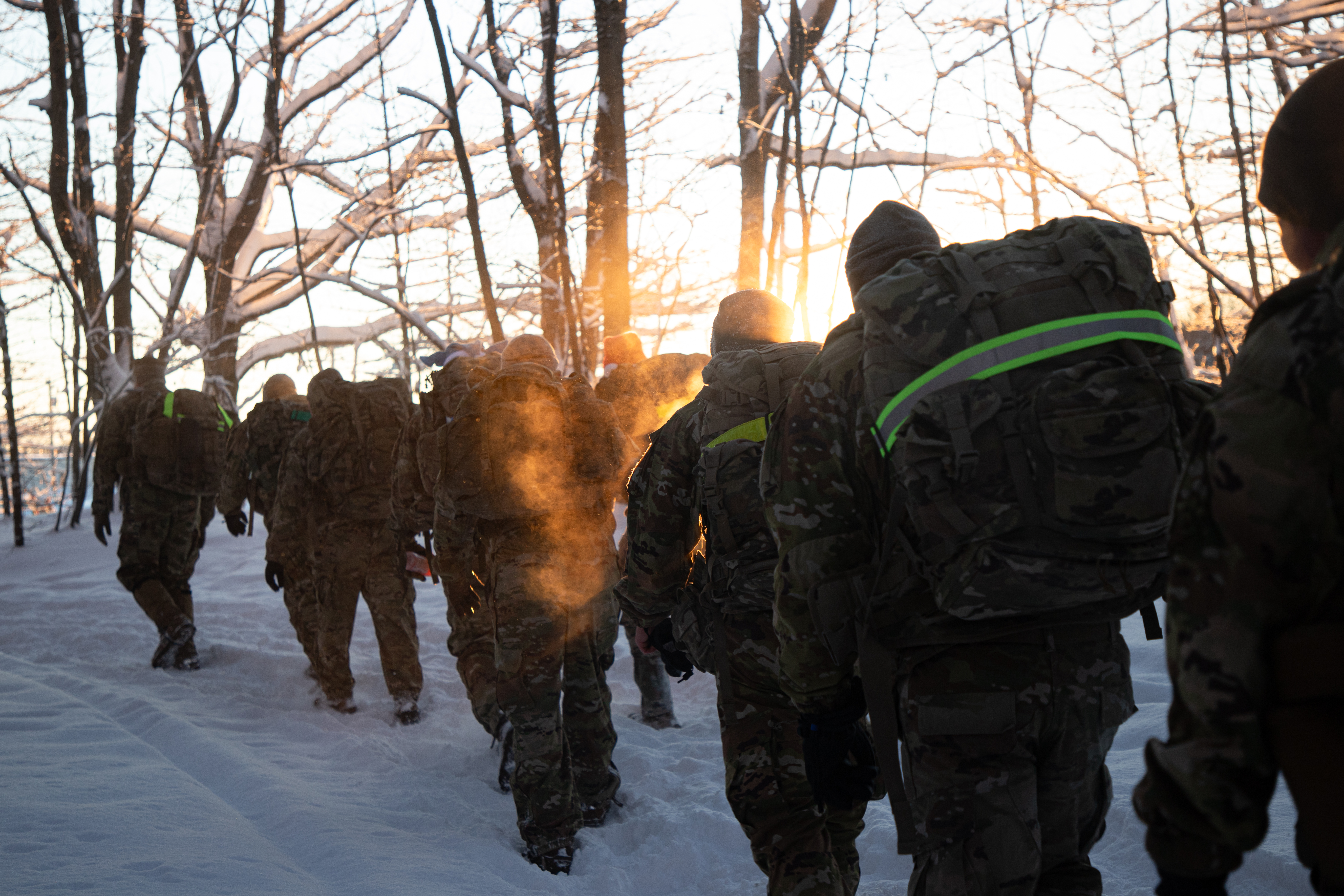  Noncommissioned Officers Ruck Together to Embrace the Holiday Spirit