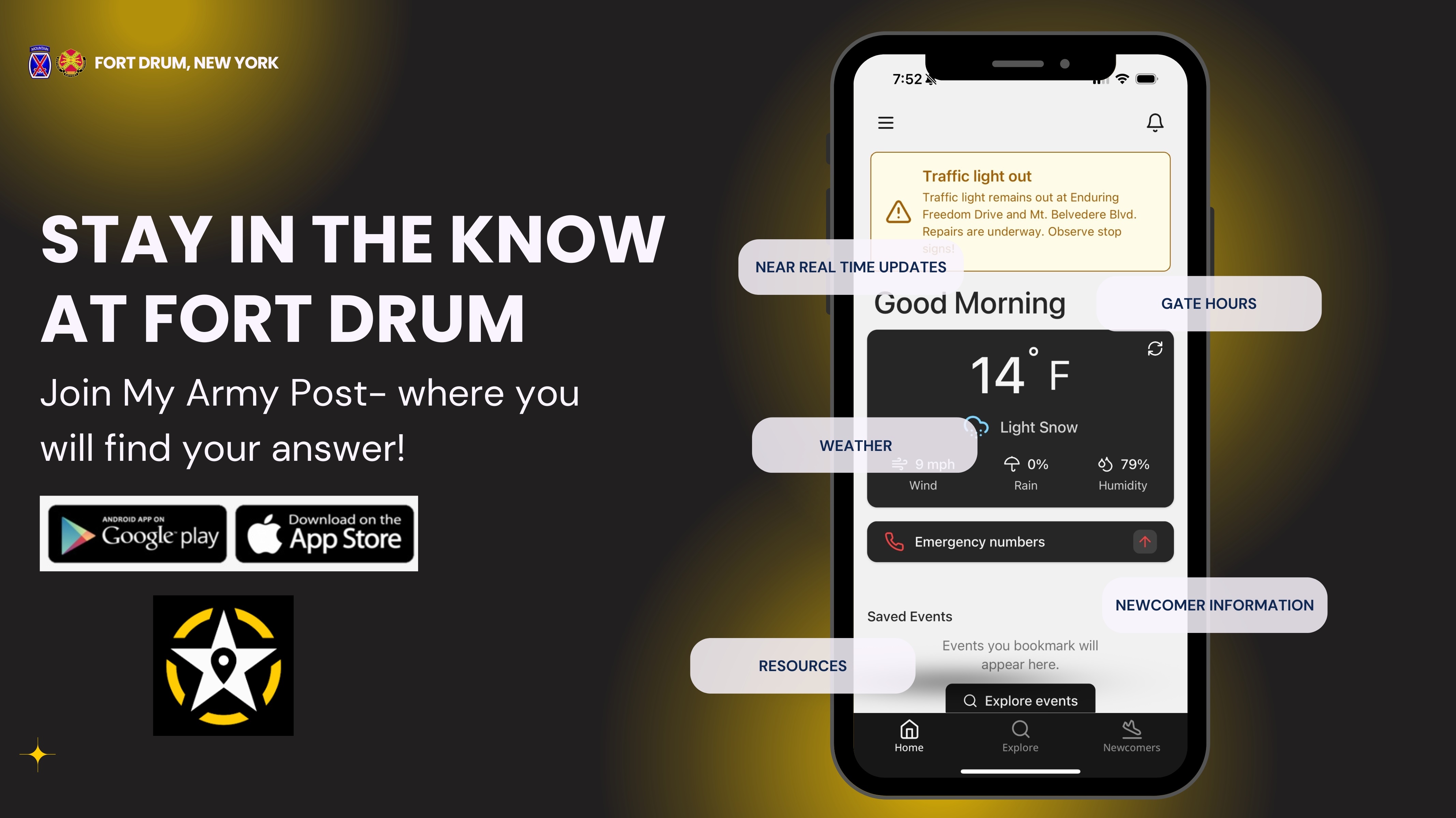 My Army Post App graphic 