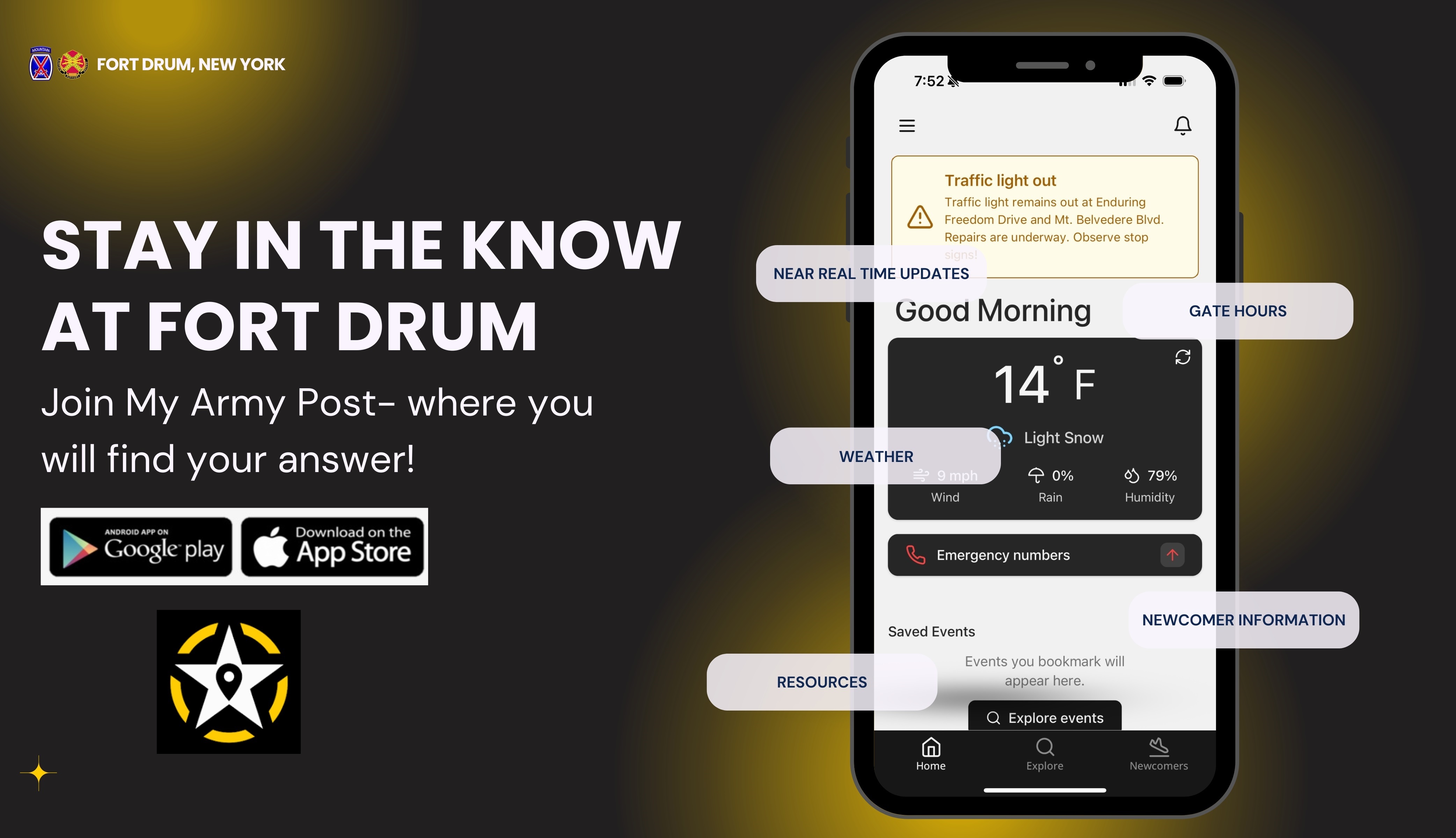 My Army Post App graphic