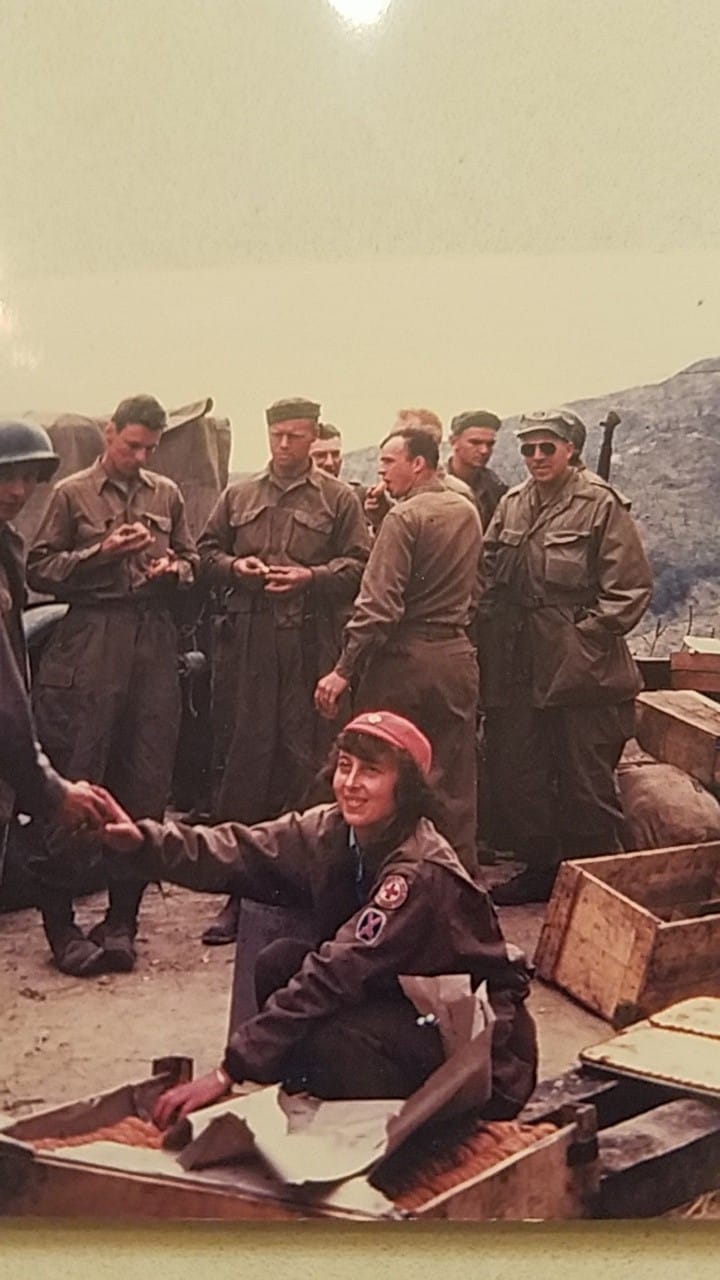 Debbie Bankhart in Italy - WW2
