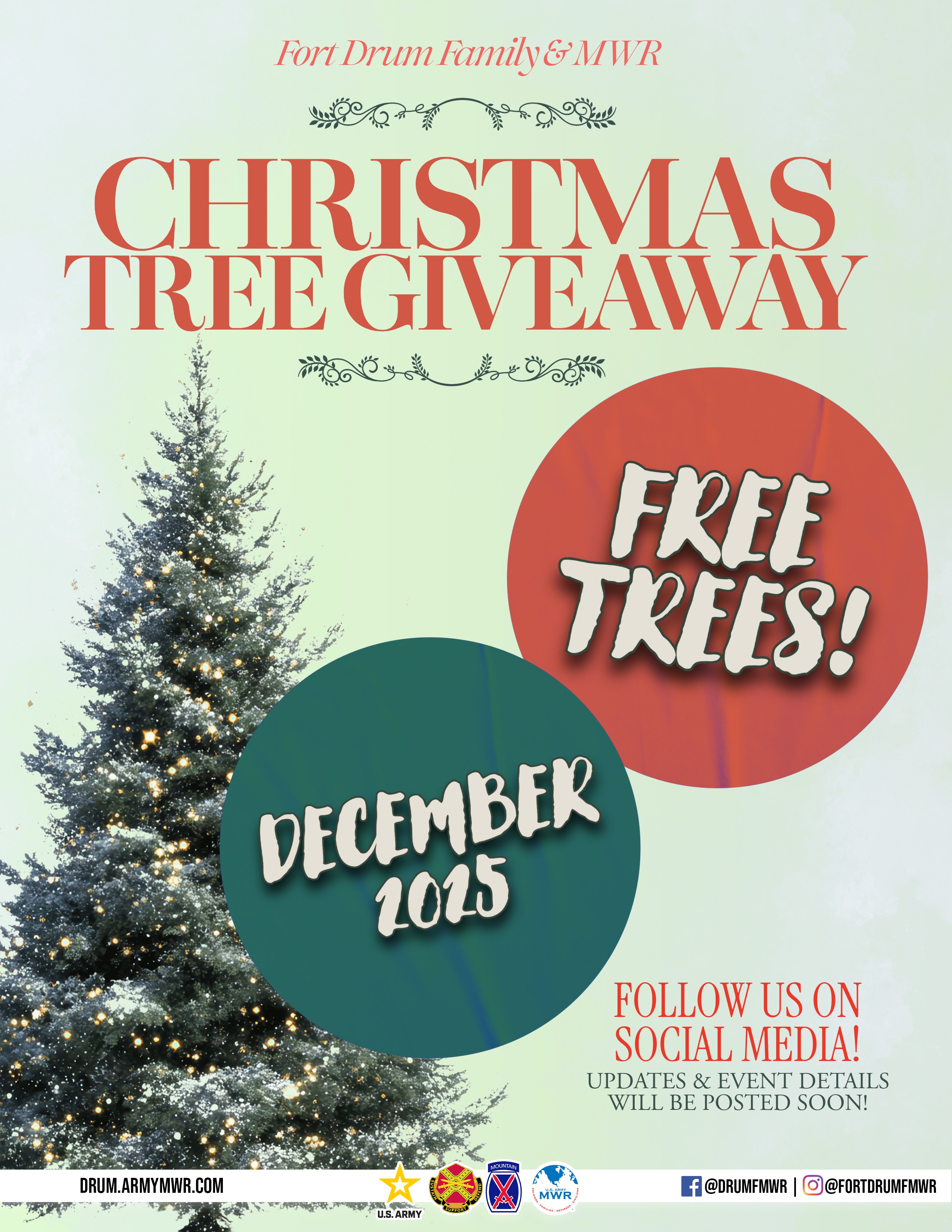 Christmas Tree Giveaway Promo 2025