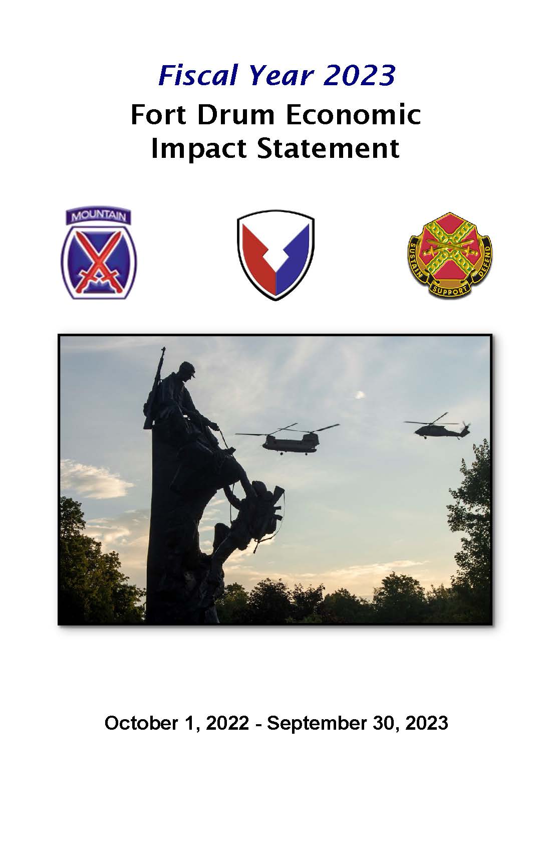 2023 Fort Drum EIS cover