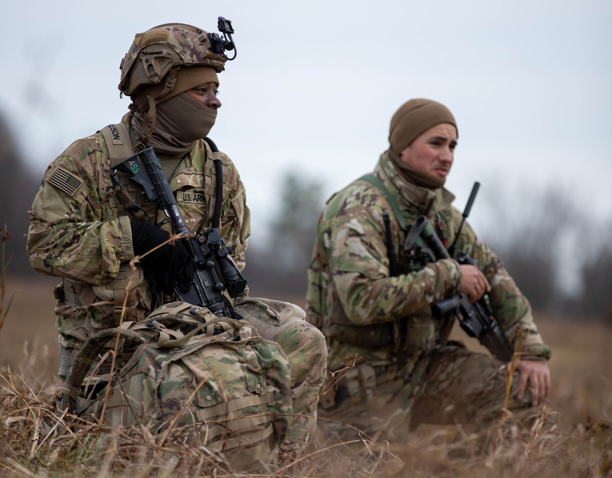2-87 Infantry Soldiers training