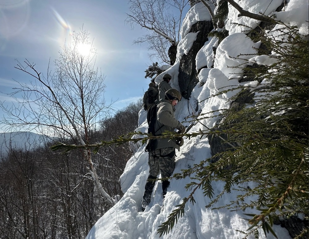 Mountaineering Course at Ethan Allen Training Site