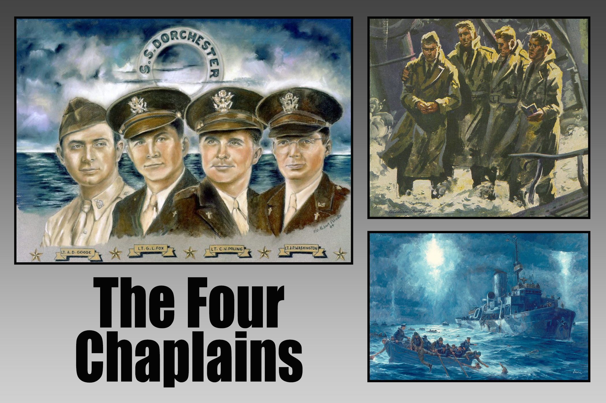 The Four Chaplains graphic.