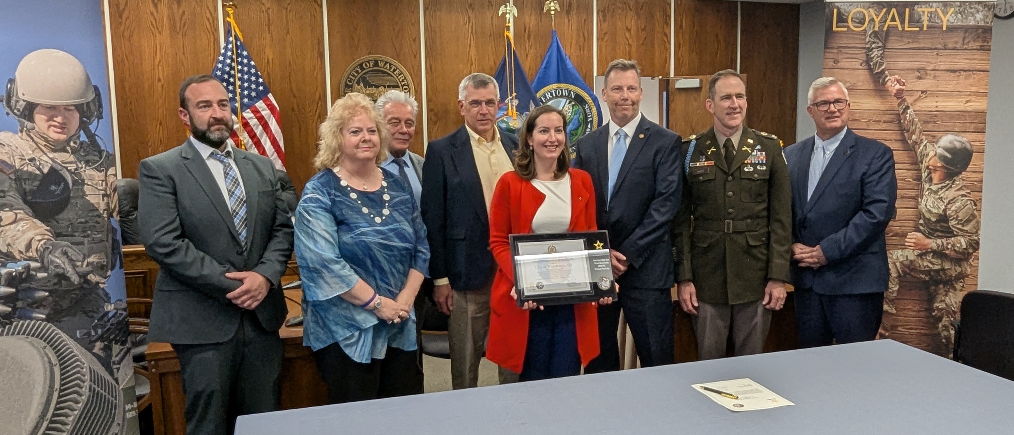 Representatives from the Watertown City Council