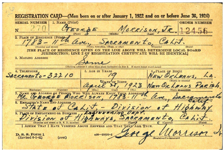 Draft Card
