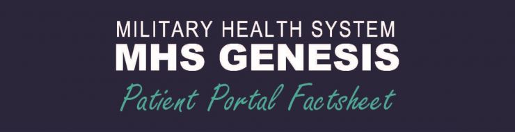 MHS GENESIS Patient Portal graphic