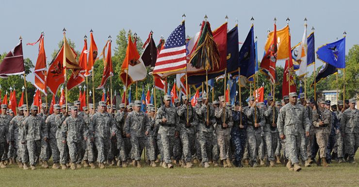 Soldiers Soldiers marching