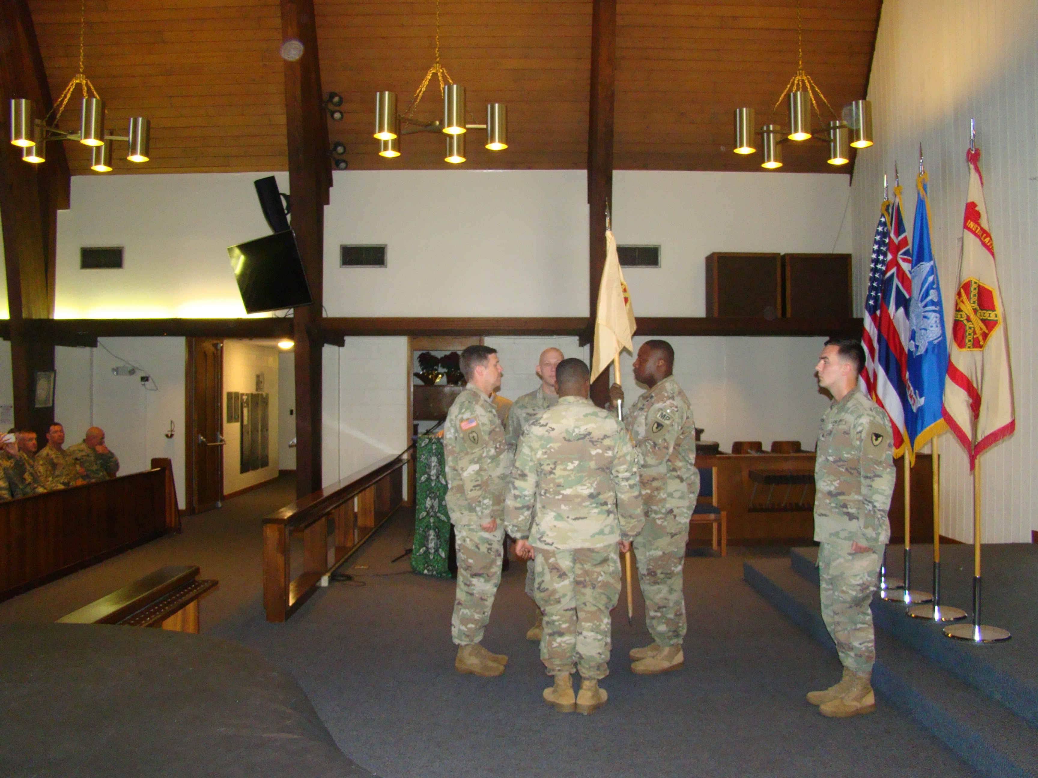HHD change of command ceremony