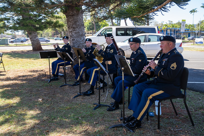 Makani Collective woodwind ensemble performs for the 25th CAB memorial ceremony