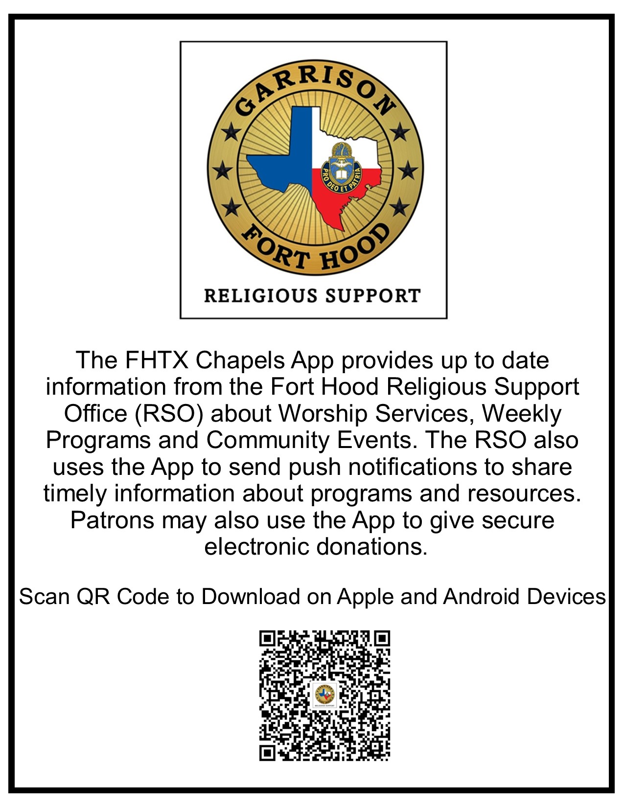 Religious Support Office :: U.S. Army Fort Hood