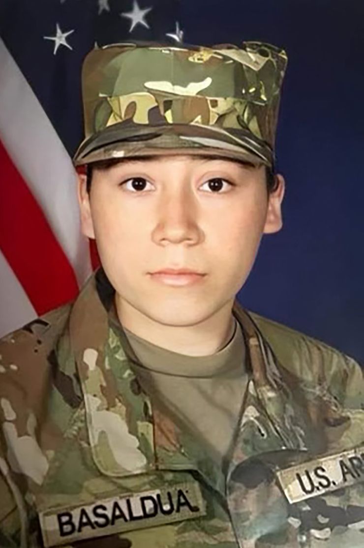 Official U.S. Army photo of Pvt. Ana Fernanda Basalduaruiz