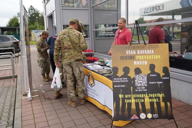 USAG Bavaria Raises Awareness During Suicide Prevention Month
