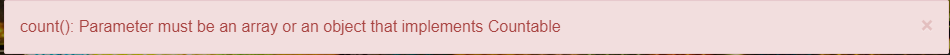 picture of the error message. Text of the message follows. 