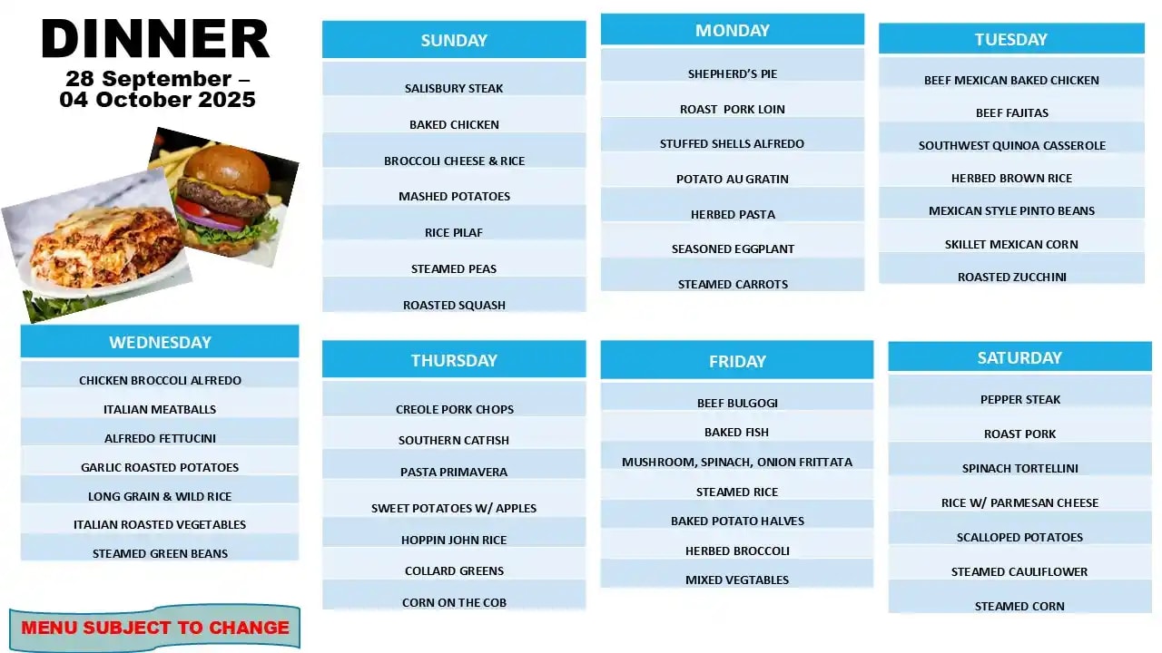 DFAC Dinner DFAC Dinner