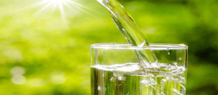 Ahh- a clean, cold glass of water! There's nothing better. 