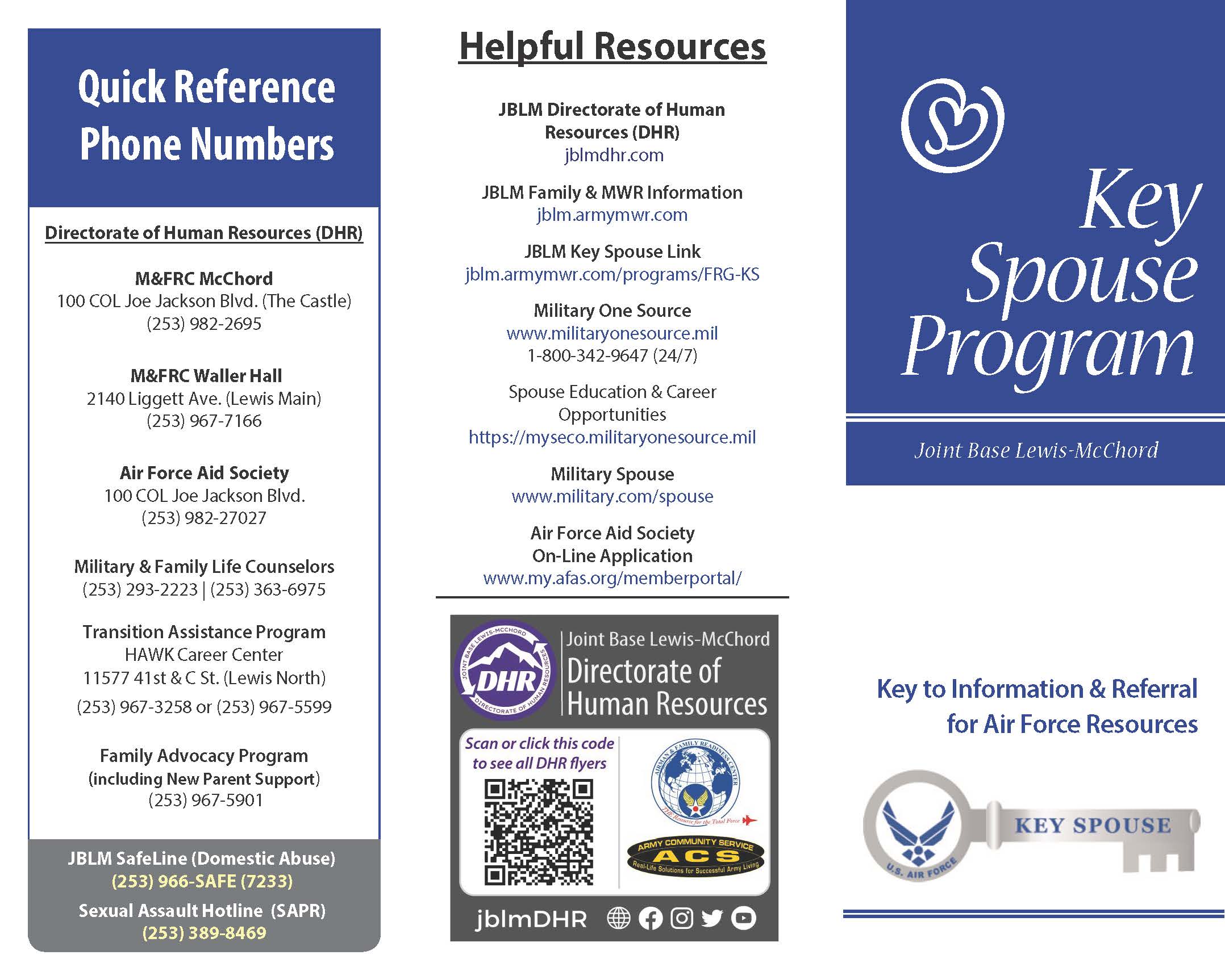 Air Force Key Spouse Program Brochure