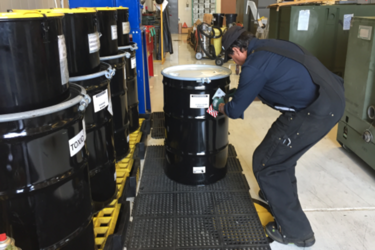 Make sure your barrels have accurate labels