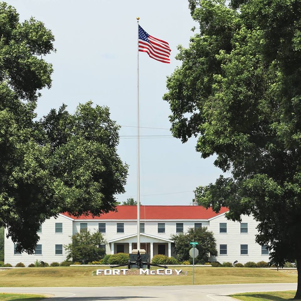 This is a photo of the installation headquarters.